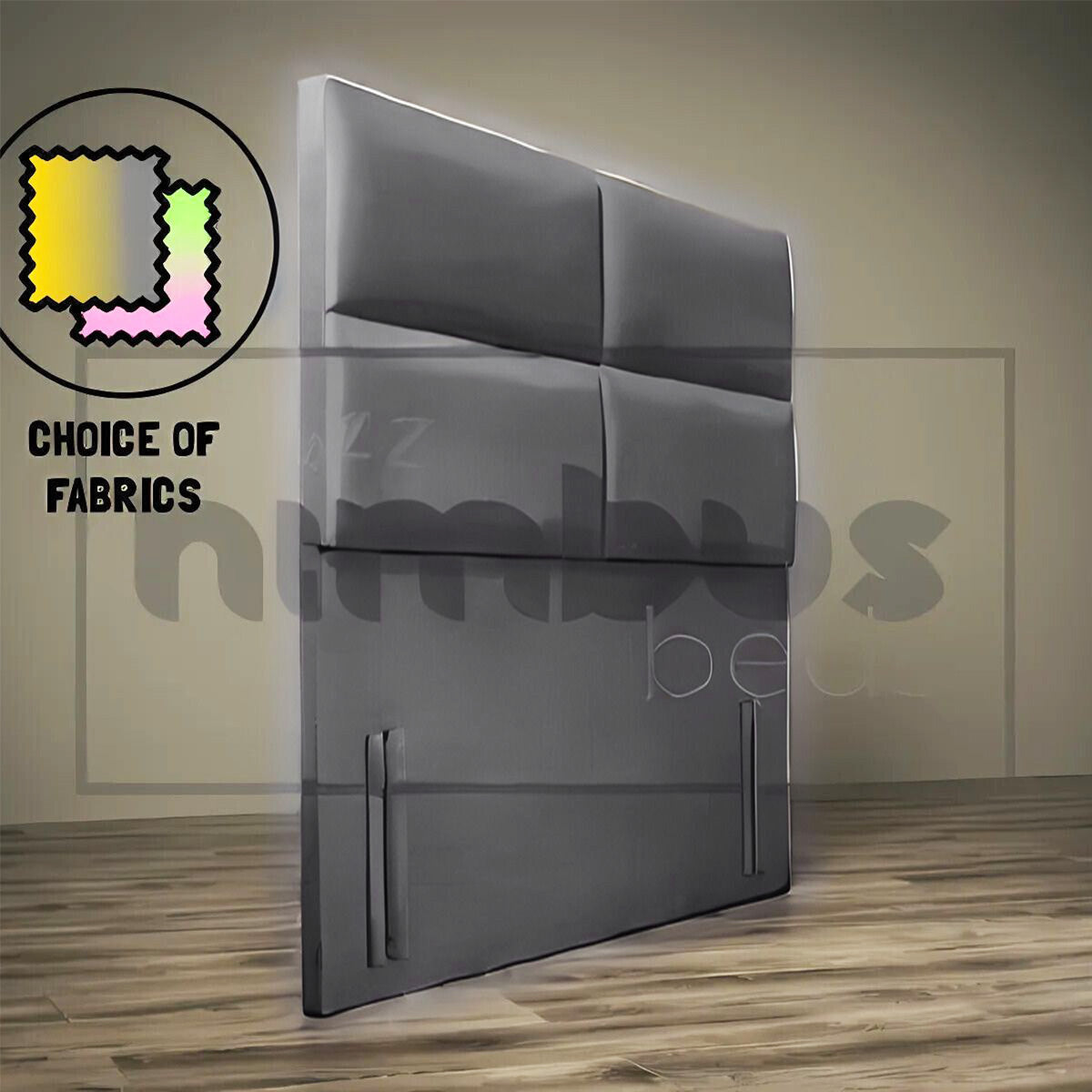 Floor Standing 4 Square Headboard - Nimbus Beds