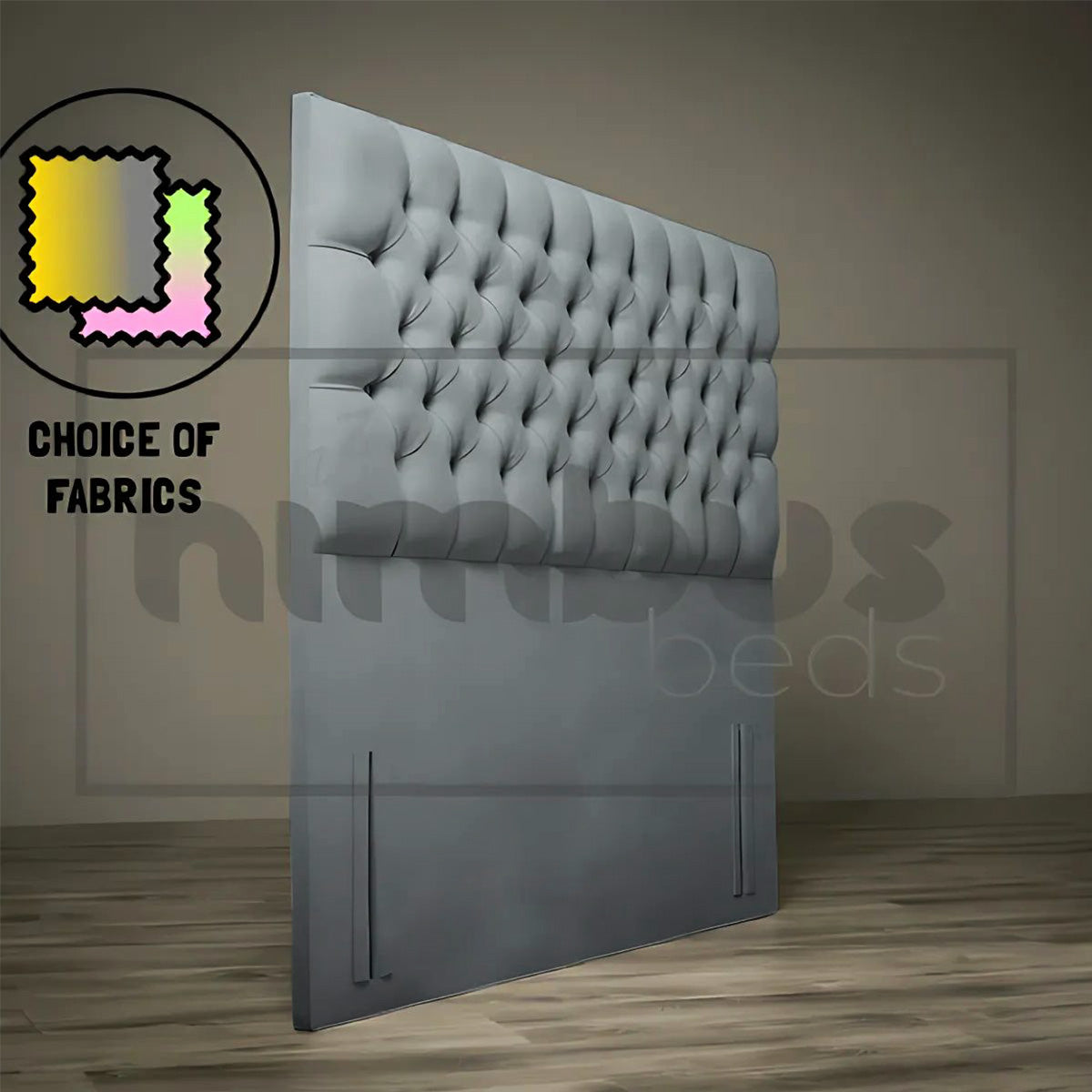 Floor Standing Chesterfield Headboard - Nimbus Beds
