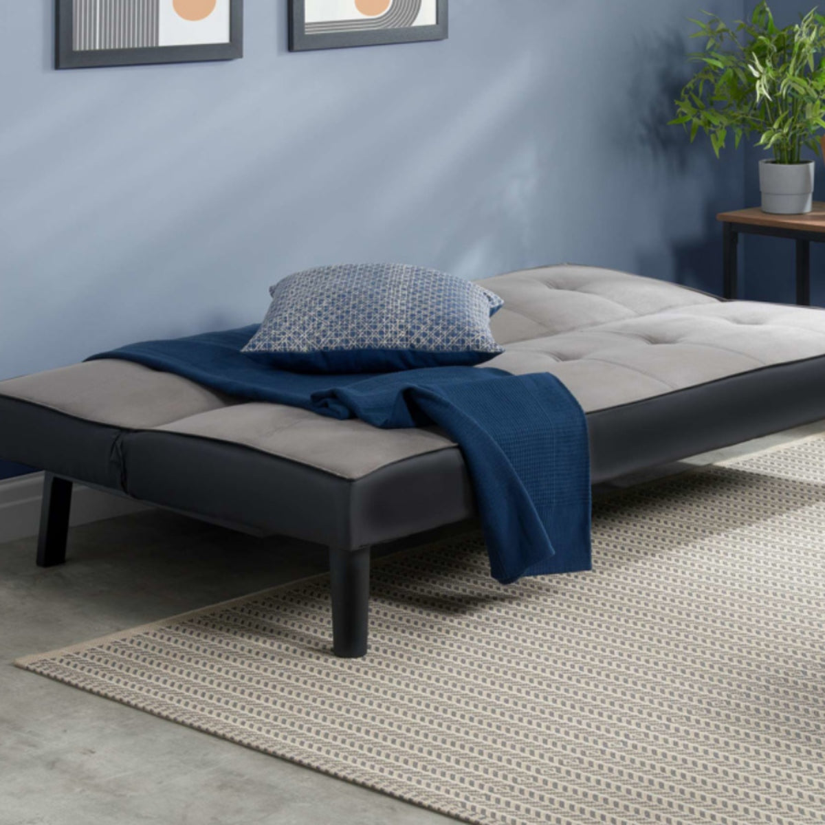 2026 Aurora Sofa Bed - Grey Velvet