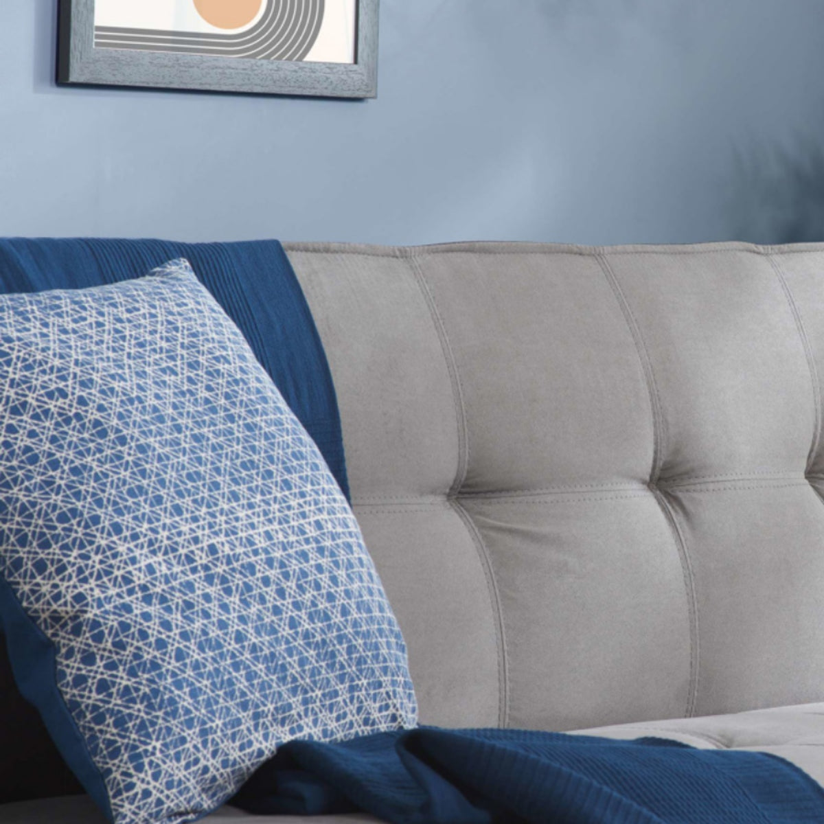 2026 Aurora Sofa Bed - Grey Velvet