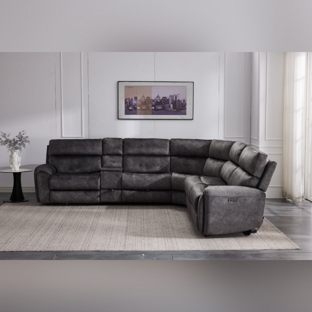 2026 Valerie Corner, 3 Seater, 2 Seater & Chair Sofa In Grey