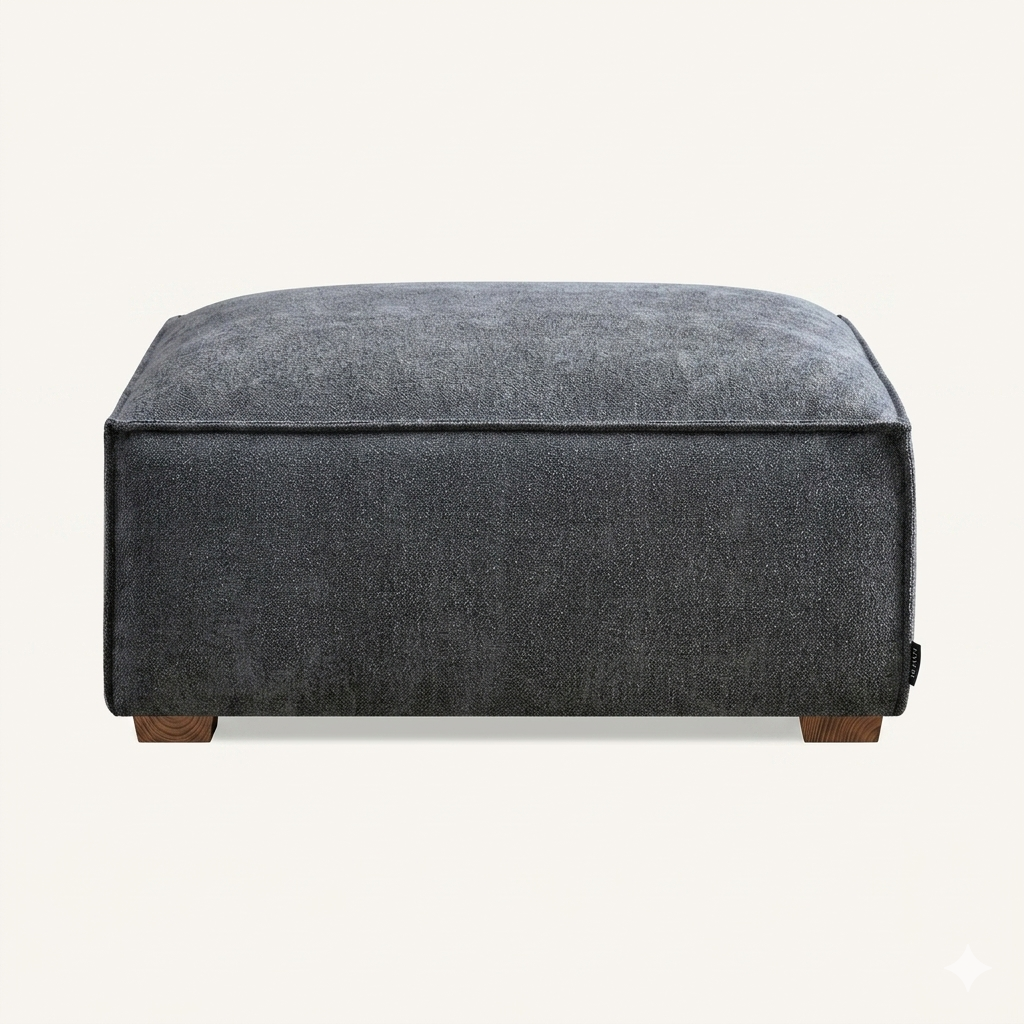 2026 Dunkeld Stool - Charcoal Boucle