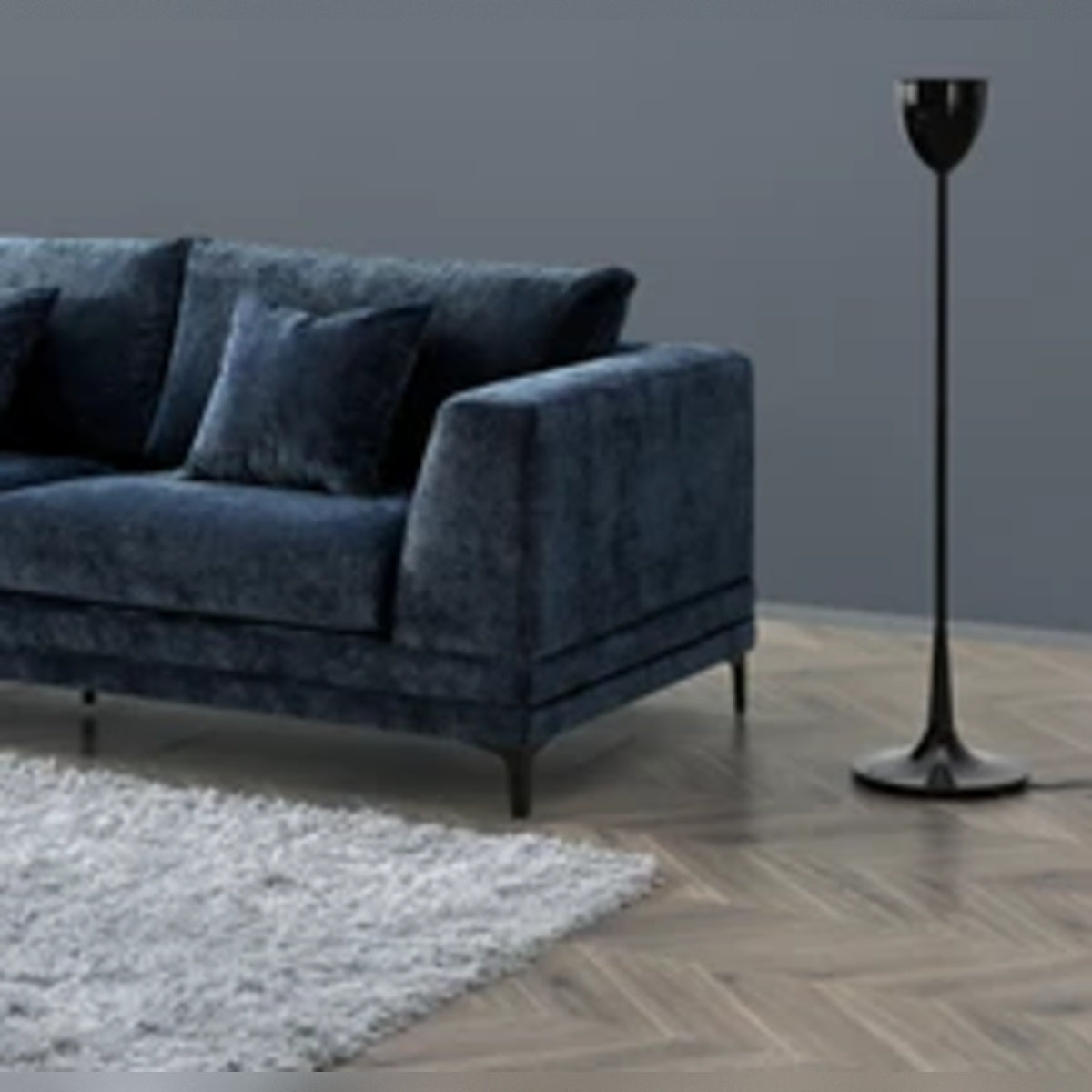 2026 Portland 2 Seater Sofa - Aegean Blue