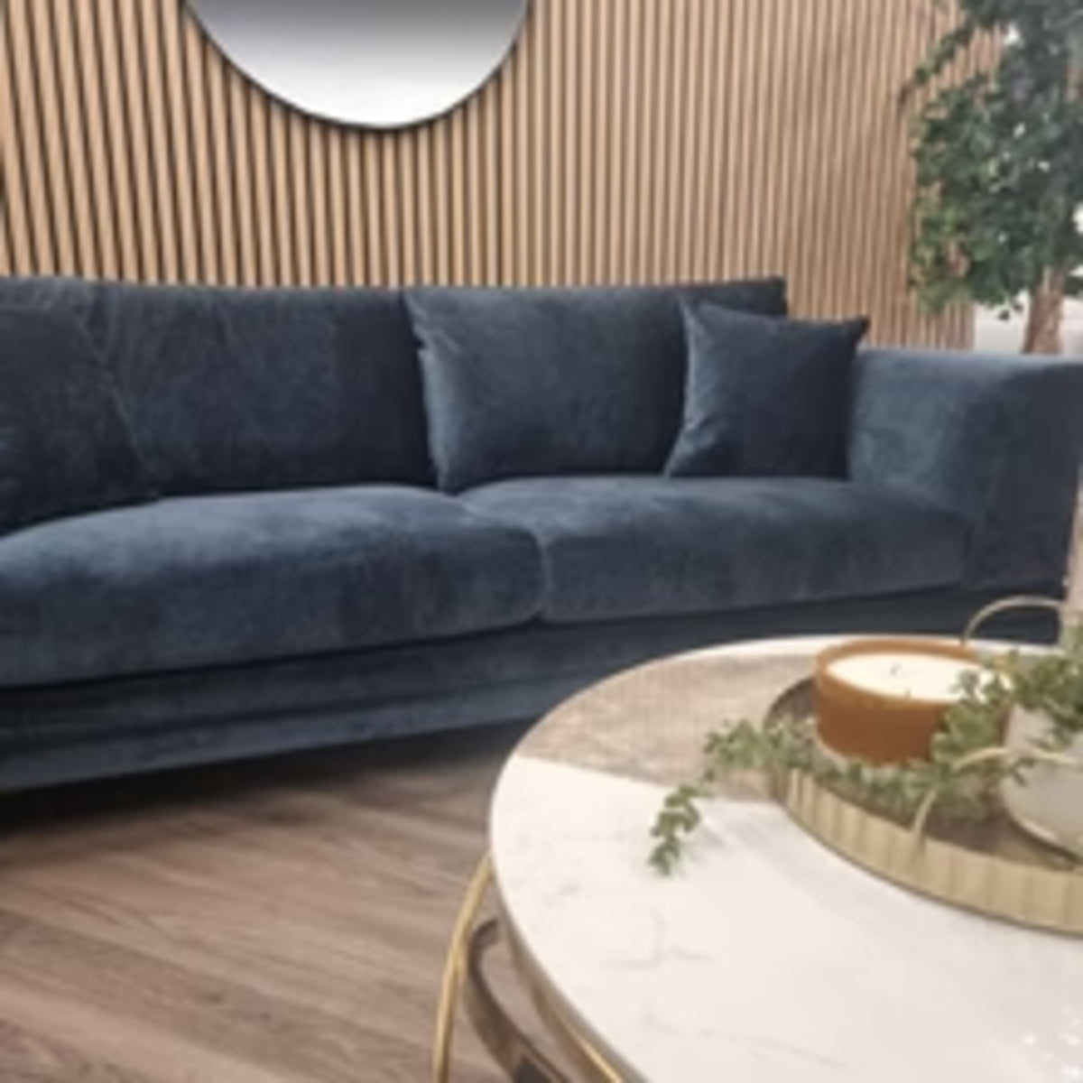 2026 Portland 2 Seater Sofa - Aegean Blue