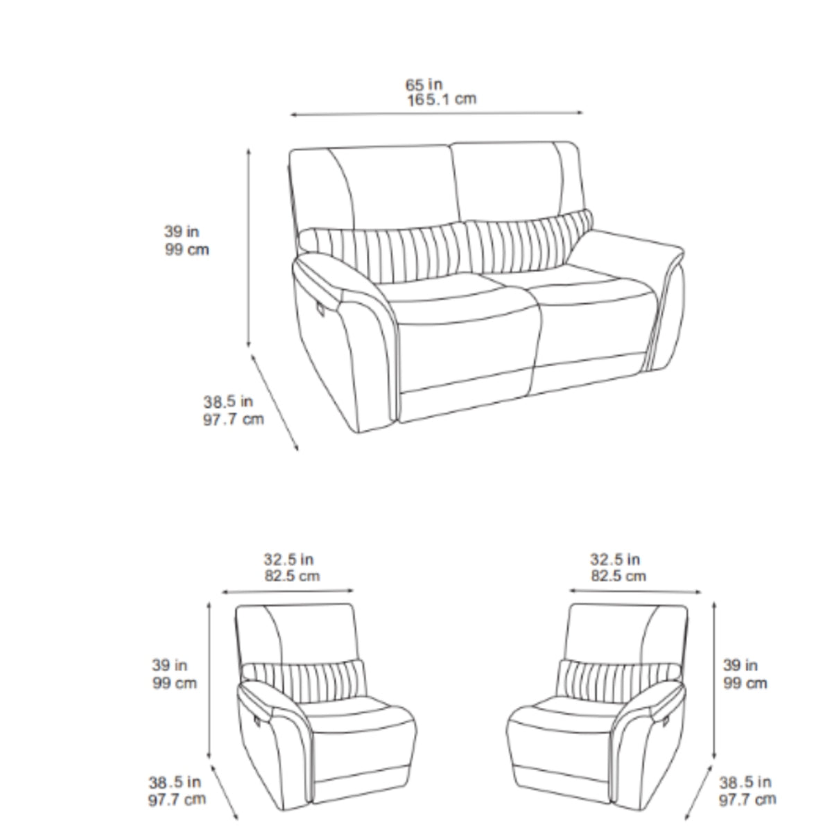 2026 Harry Sofa Range In Charcoal