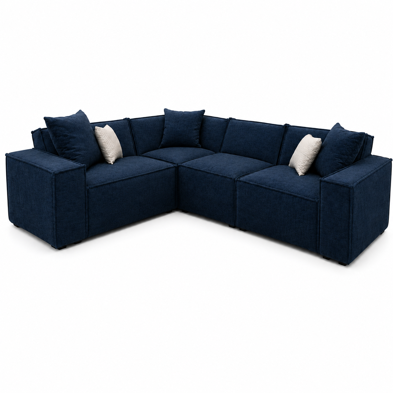 2026 Meigle Corner Sofa - Navy Blue - Nimbus Beds