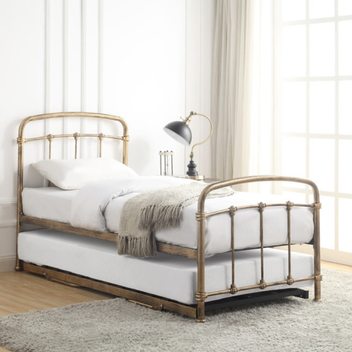2026 Maple Metal Guest Bed Frame in Antique Bronze
