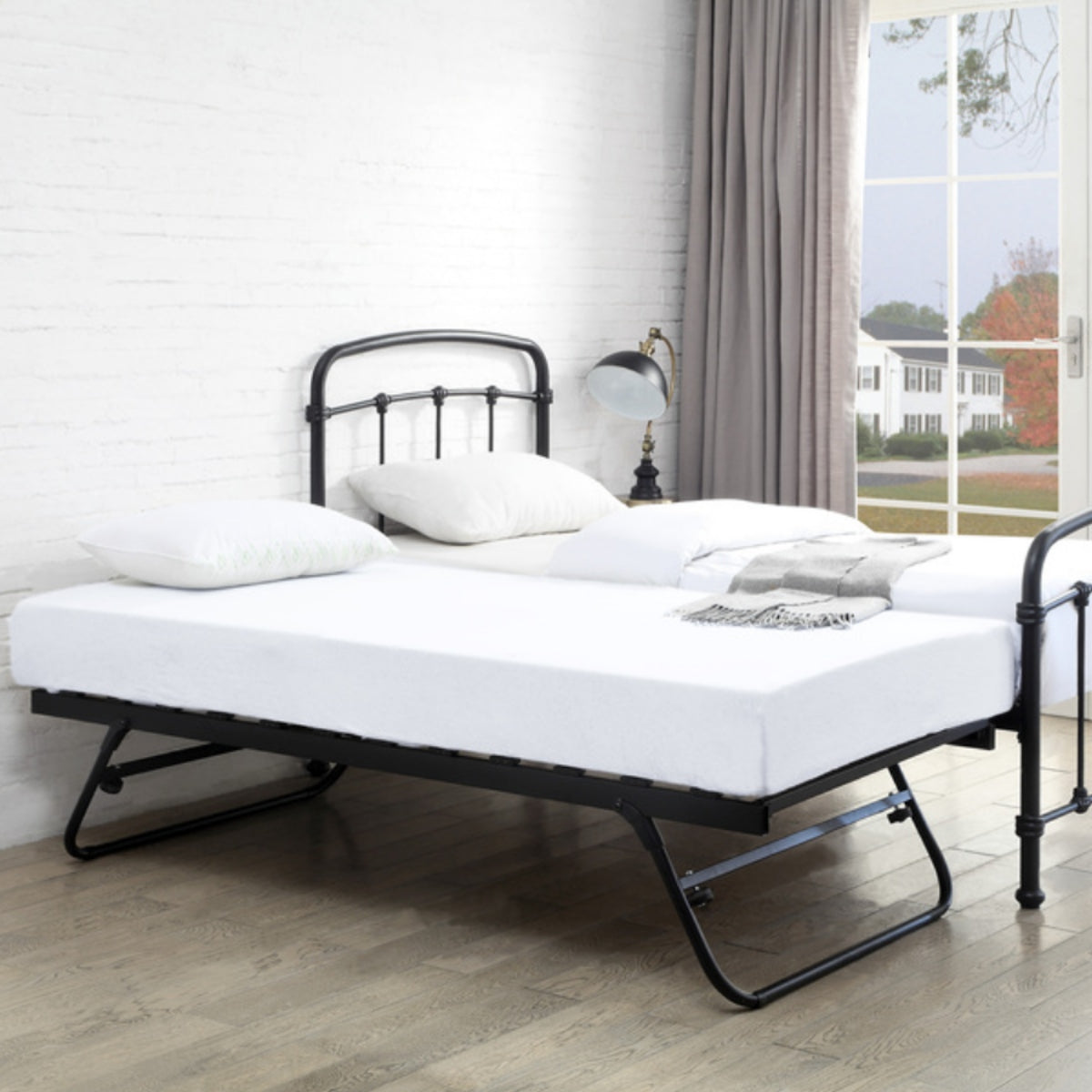2026 Maple Metal Guest Bed Frame in Sand Blast Black