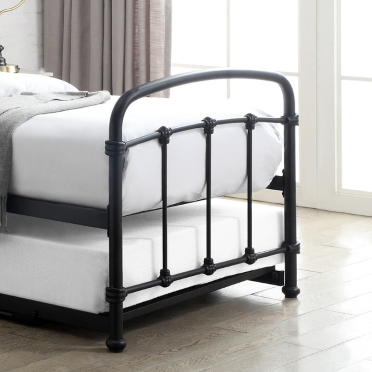 2026 Maple Metal Guest Bed Frame in Sand Blast Black