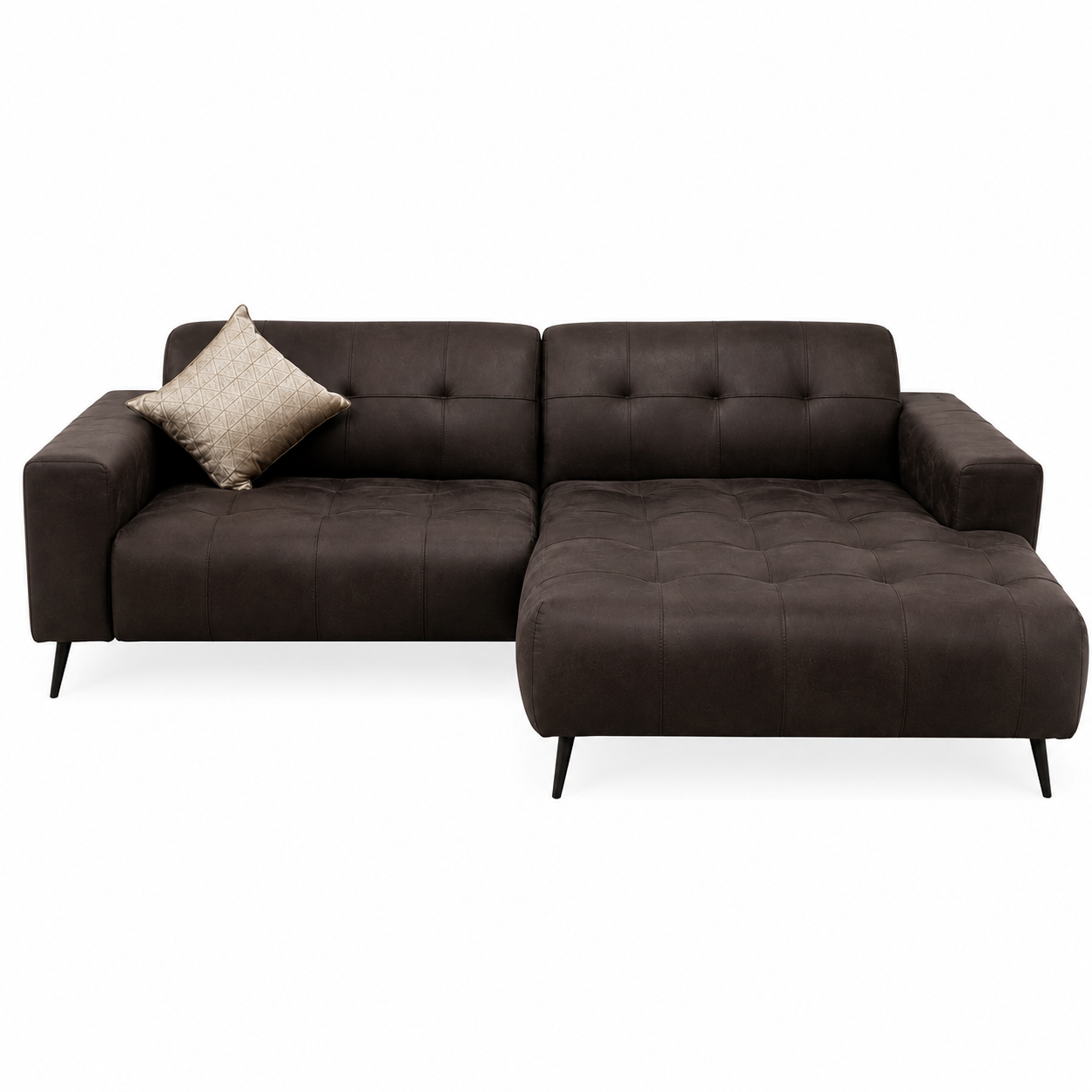 2026 Oakley 2 Piece Sofa - Dark Suede (Bison Black)