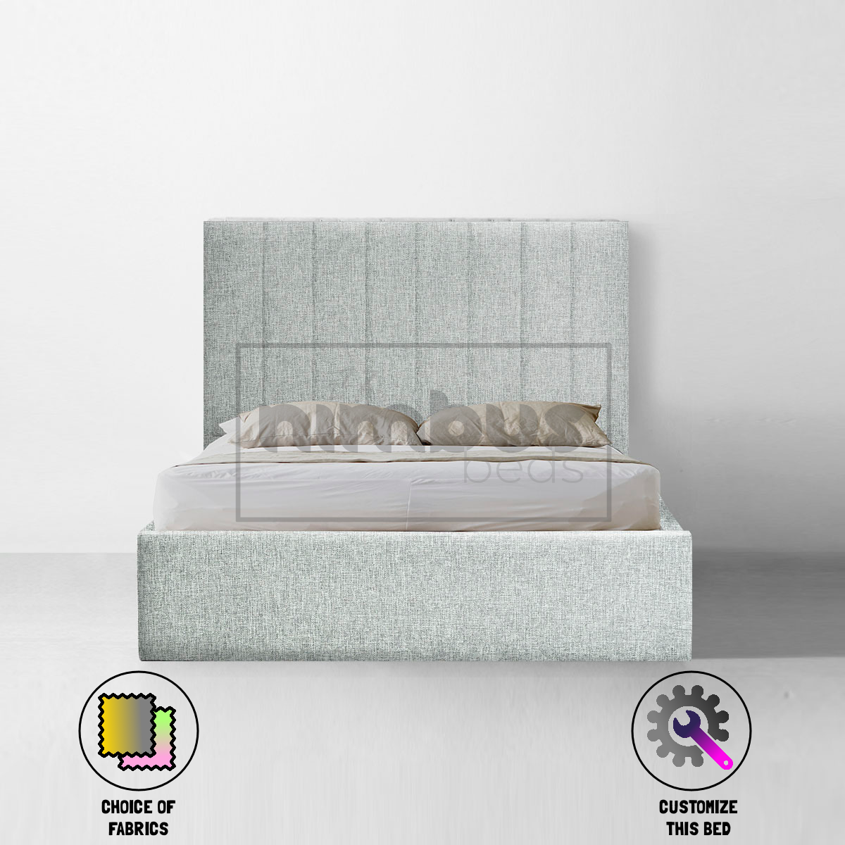 Vertical Panel Bed Frame - Nimbus Beds
