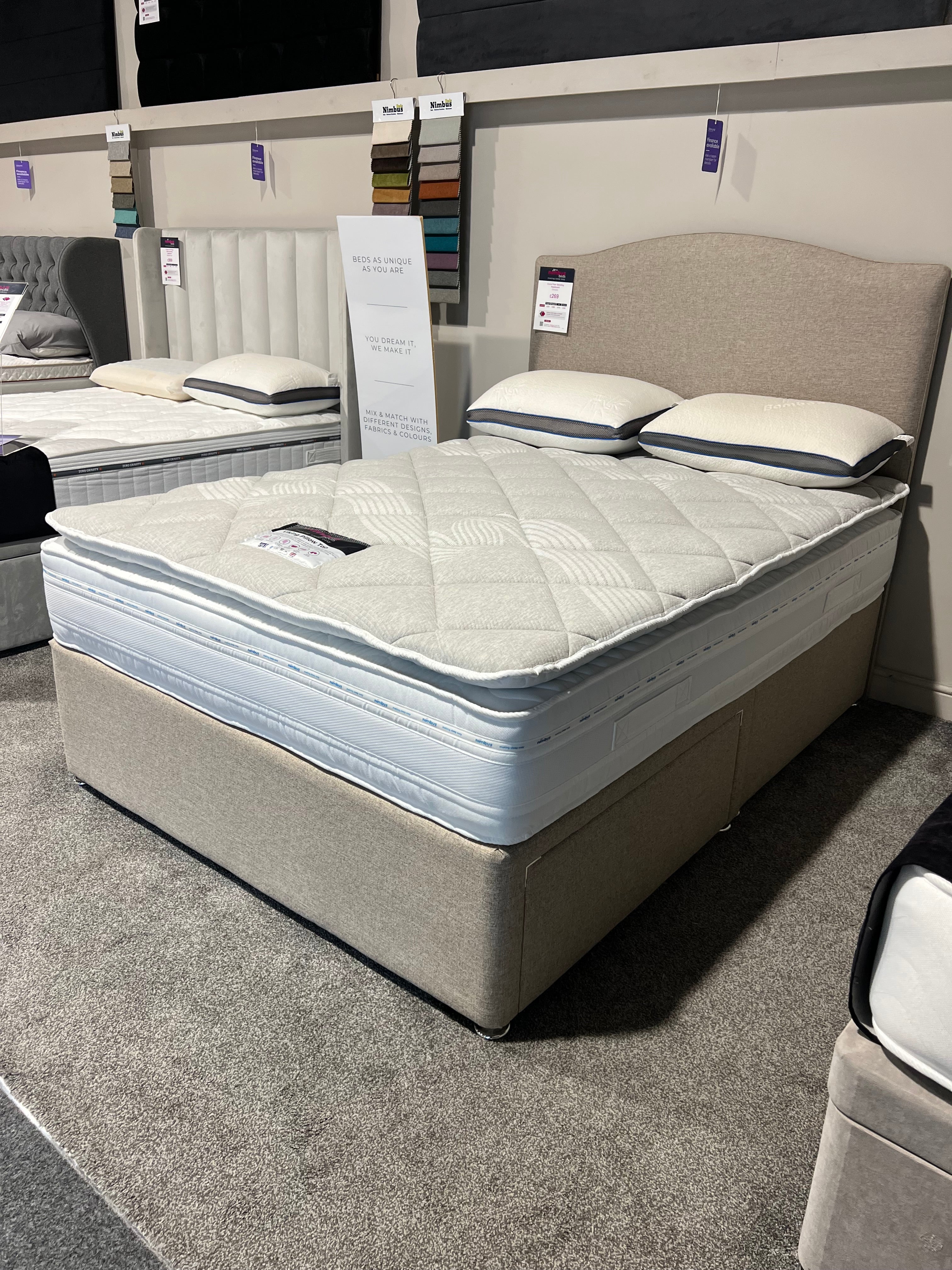 Double Viking Pillow Top Mattress - Ex Display