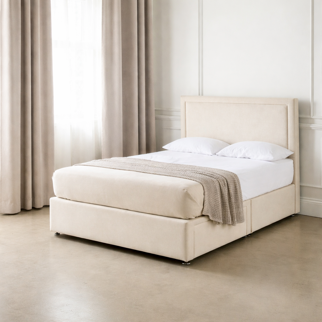 2026 Charlie storage divan bed with optional drawers - Nimbus Beds