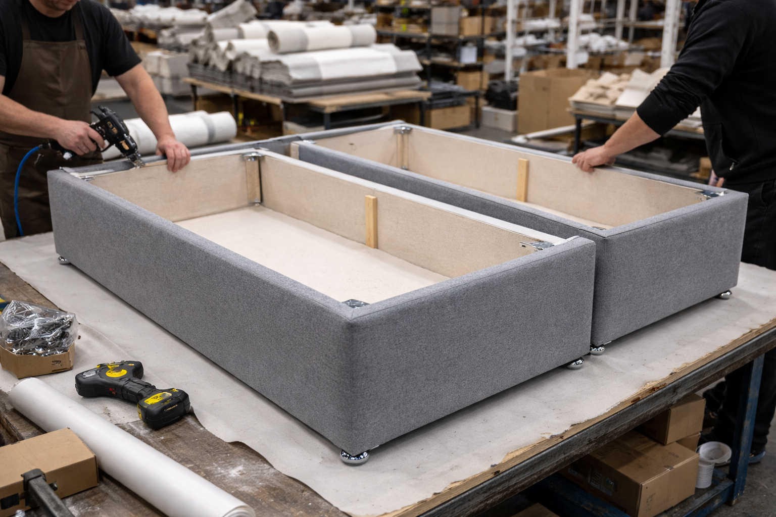 2026 Perth storage divan bed with optional storage drawers