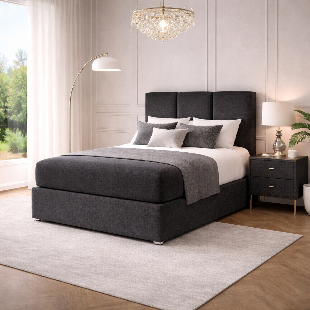 2026 Madrid storage divan bed with optional drawers - Nimbus Beds