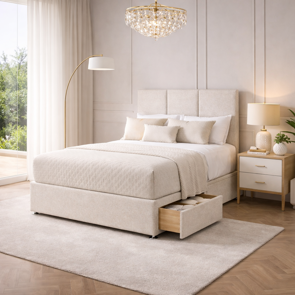 2026 Madrid Floor Standing Headboard for a Divan Bed