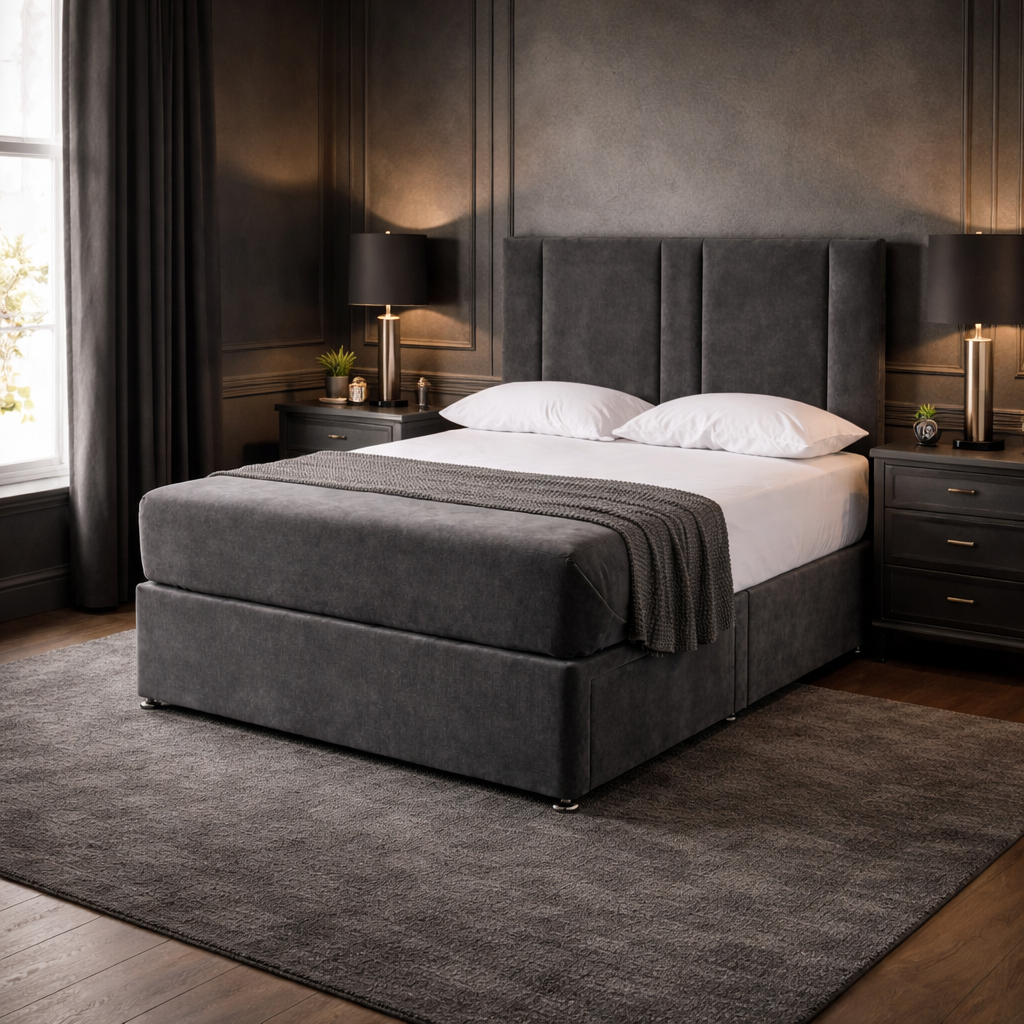 2026 Samson storage divan bed with optional storage drawers