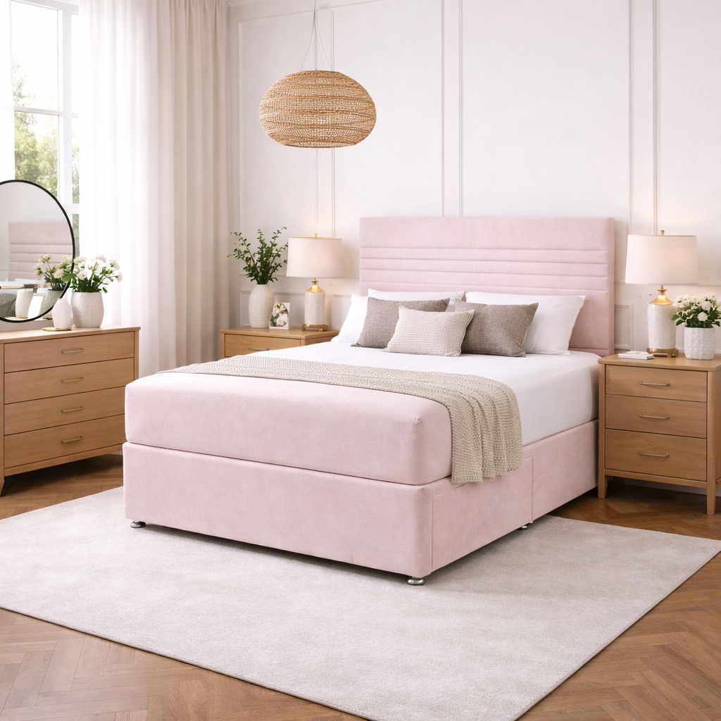 2026 Saxton Floor Standing Headboard for a Divan Bed - Nimbus Beds