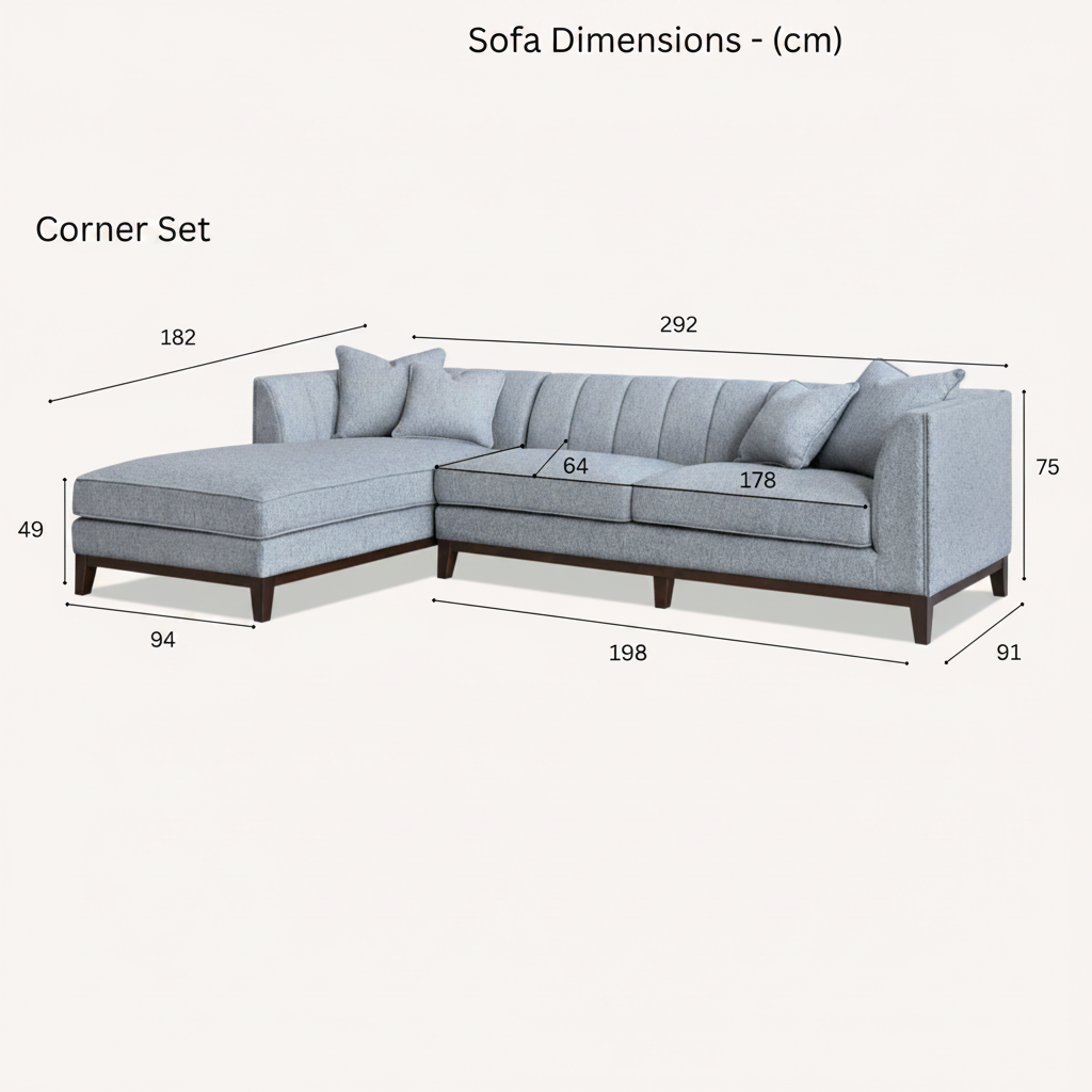 2026 Alba Corner Sofa - Left Hand - Dolphin Boucle