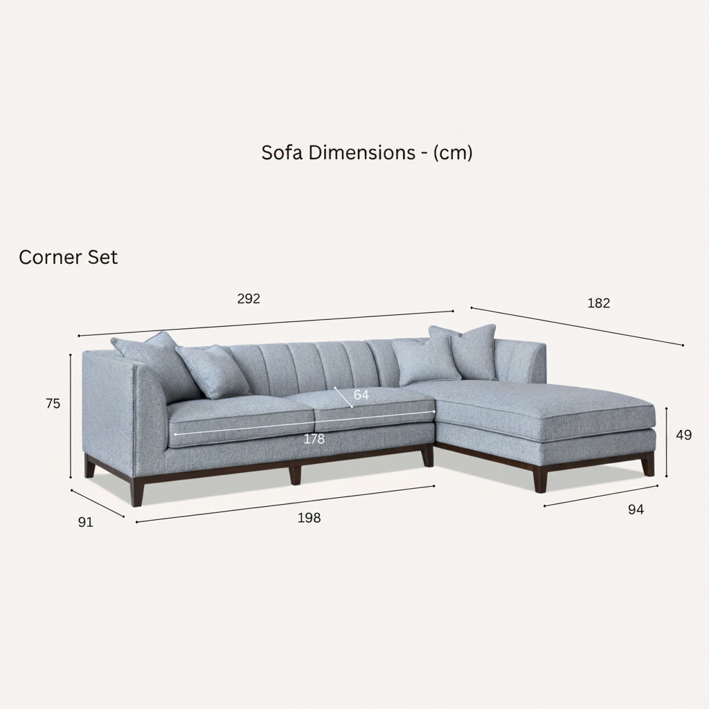 2026 Alba Corner Sofa - Right Hand - Dolphin Boucle