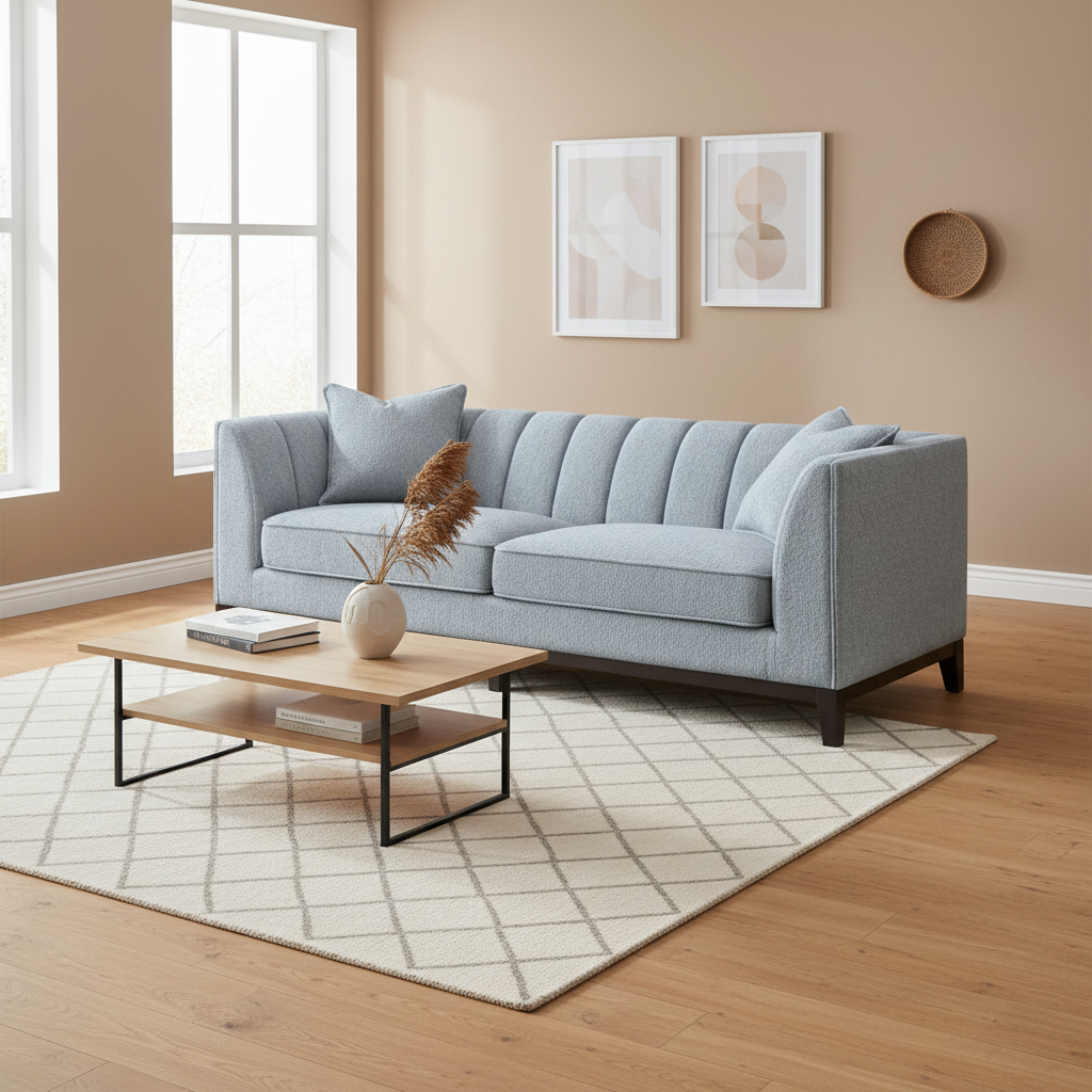 2026 Alba 3 Seater Sofa - Dolphin Boucle
