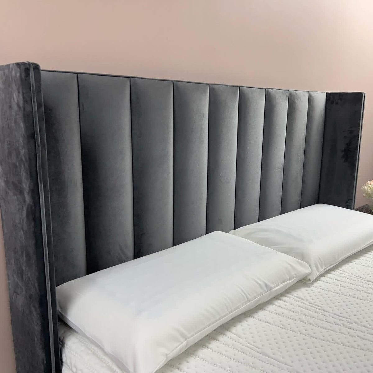 2026 Louis Winged Storage Divan Bed with Optional Drawers