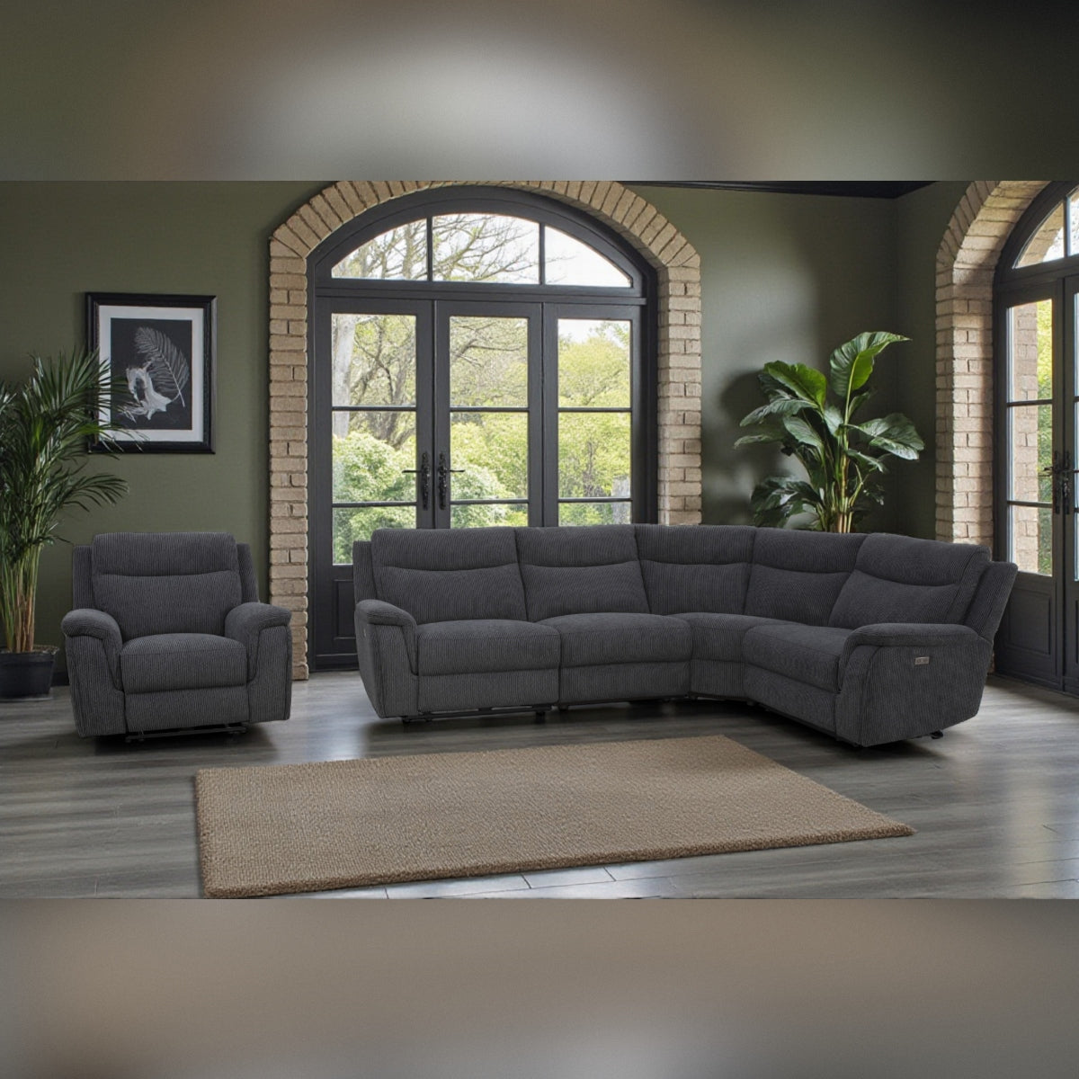 2026 Maeve Sofa Range In  Mosaic Grey
