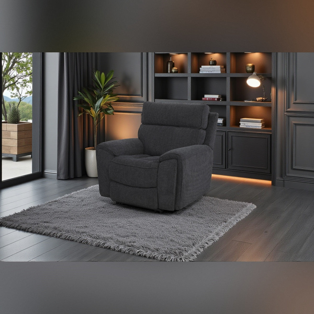 2026 Arianna Sofa Range In Midnight Black