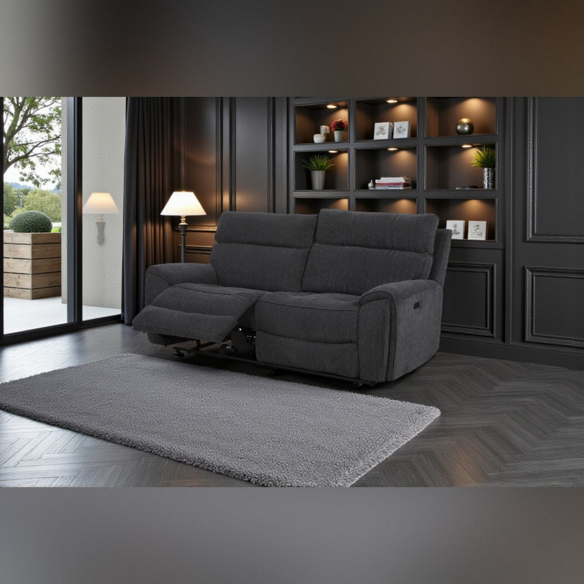 2026 Arianna Sofa Range In Midnight Black