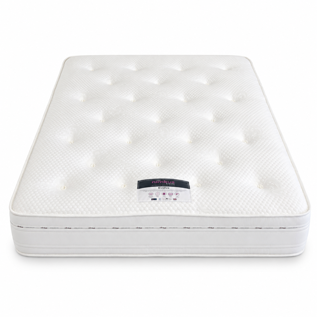 2026 Evolve Pocket Sprung Medium / Firm Mattress - Nimbus Beds