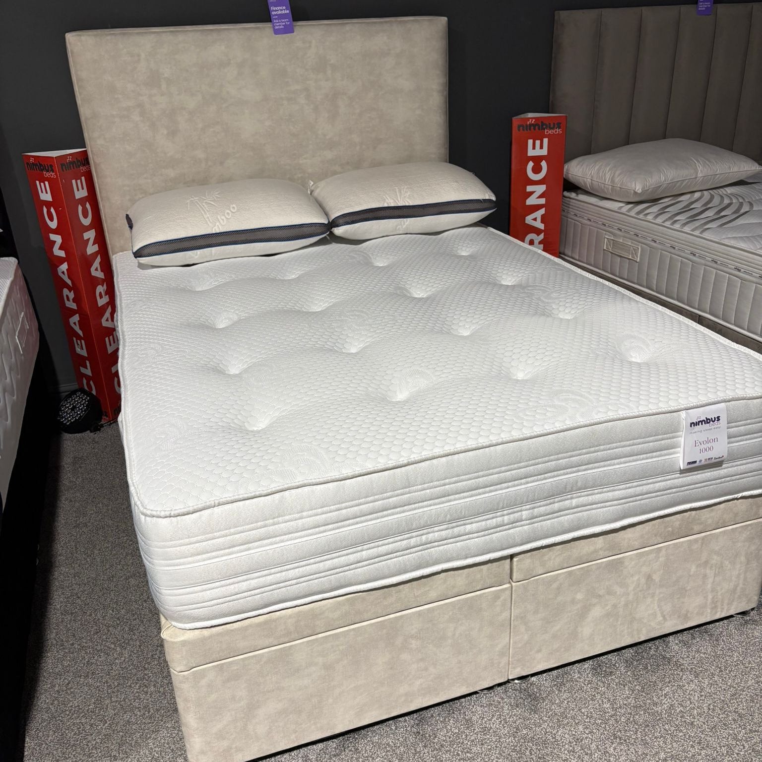 Double Evolon Mattress - Ex Display