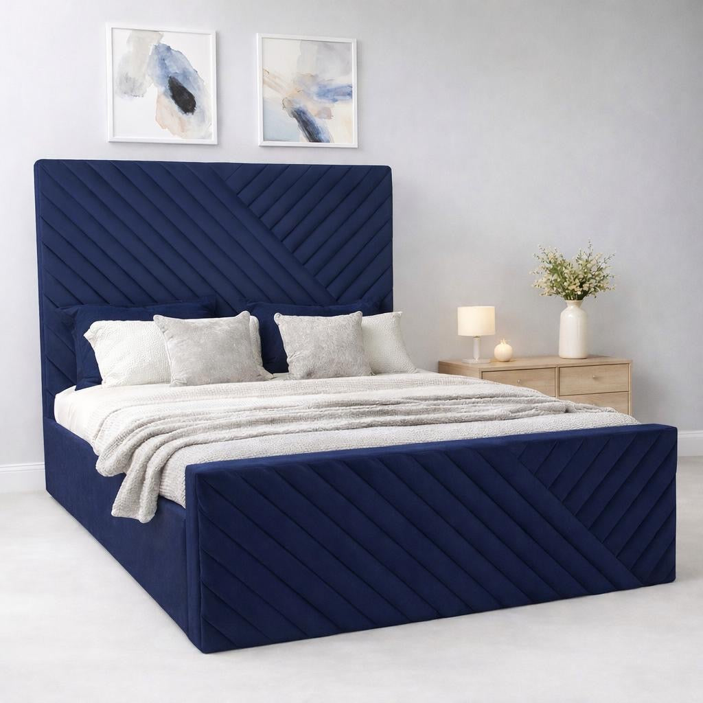 2026 Intense Fraser Luxury Bed Frame with optional lift up ottoman storage - Nimbus Beds