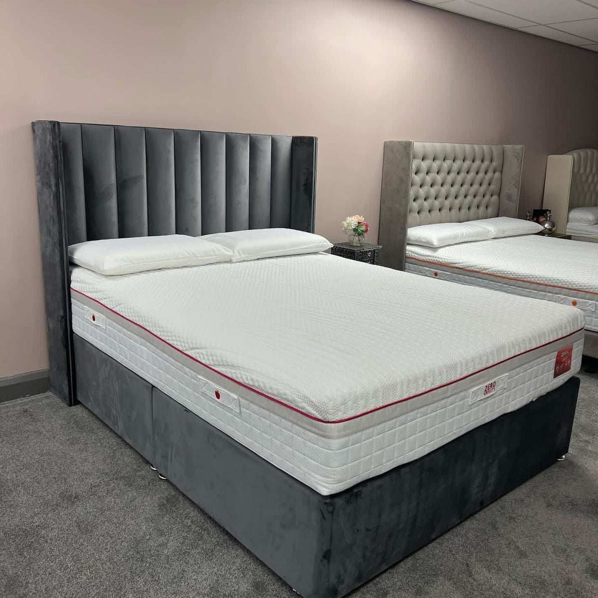 2026 Louis Winged Storage Divan Bed with Optional Drawers