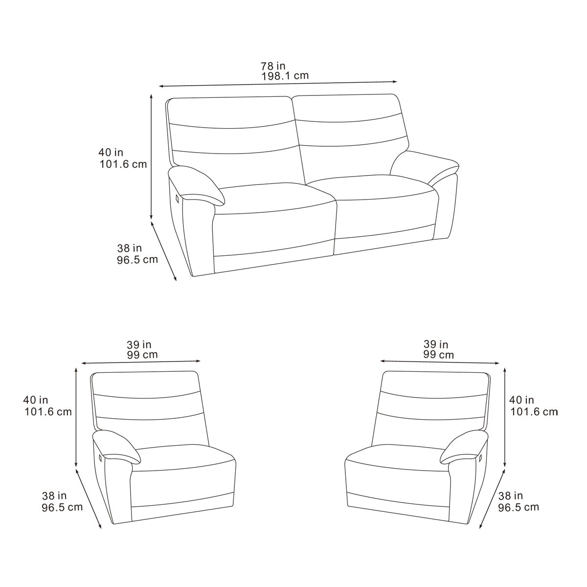 2026 Theodore Sofa Range In Midnight Black