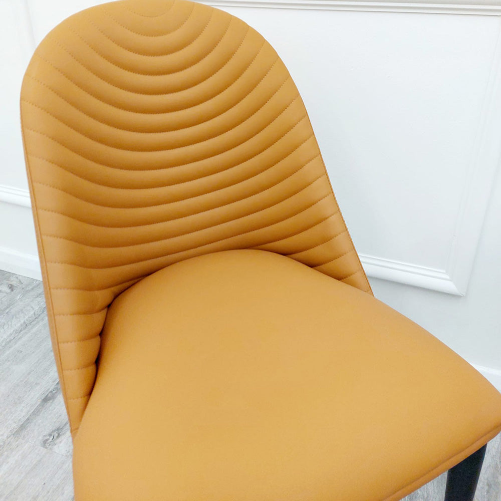2026 Alba Dining Chair in Tan