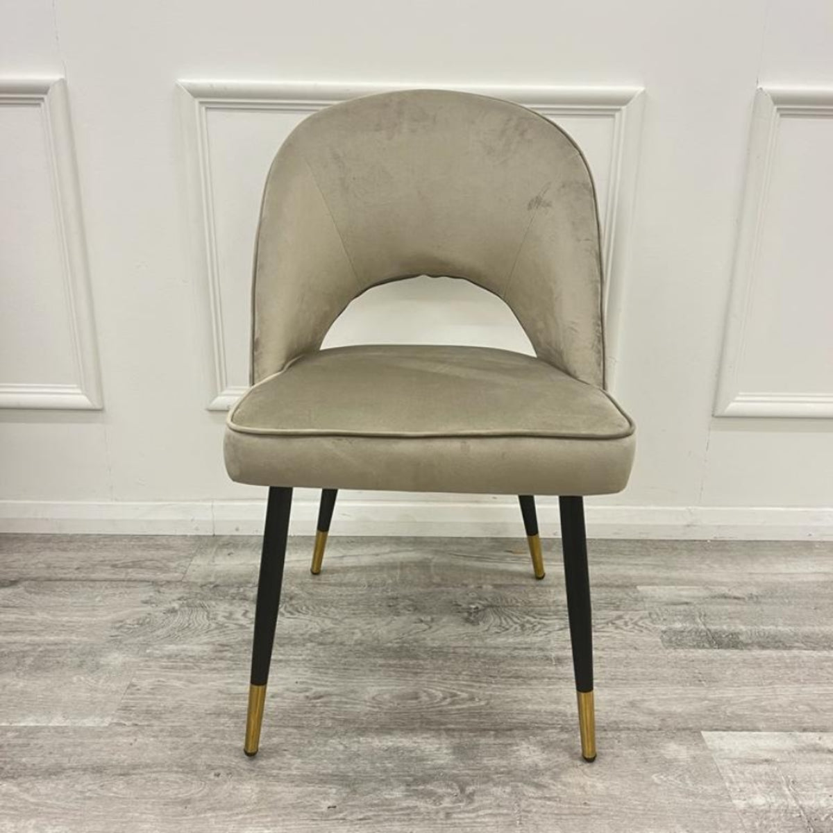 2026 Astra Dining Chair in  Champagne Velvet