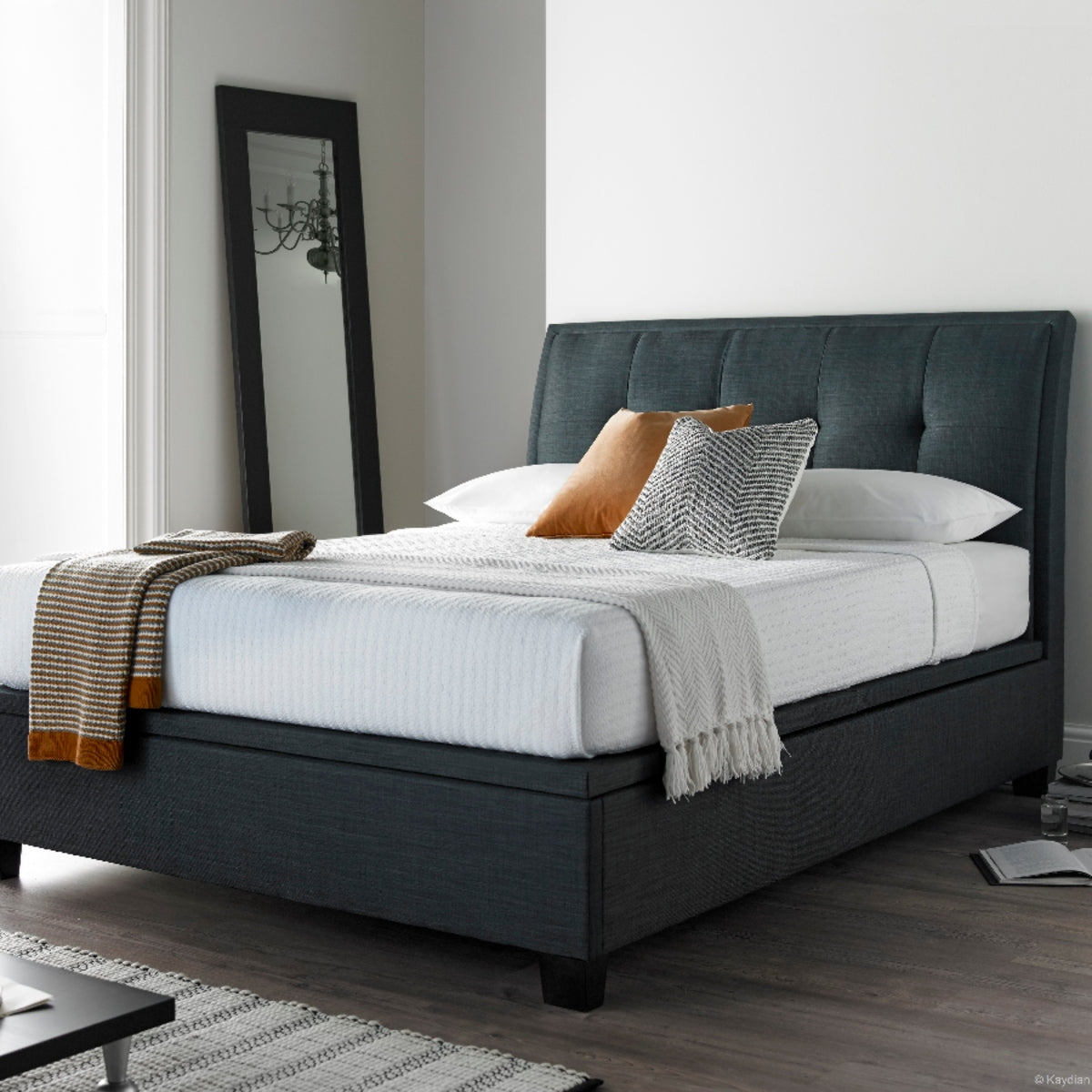 2026 Andrei Ottoman Storage Bed in Slate