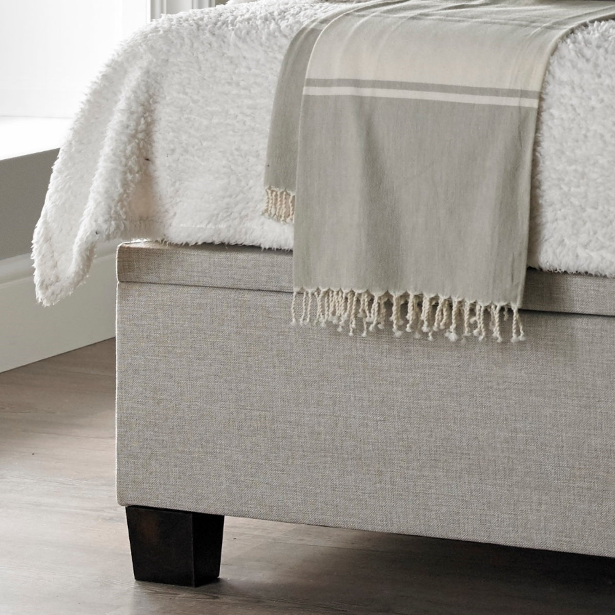 2026 Andrei Ottoman Storage Bed in Oatmeal