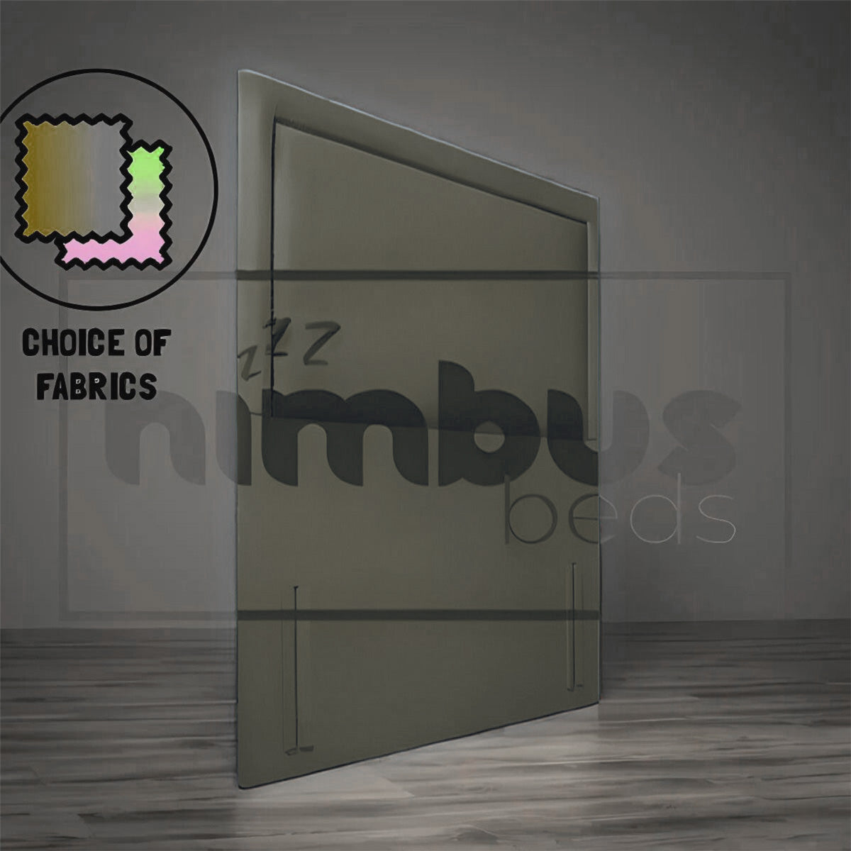 Floor Standing Charlie Studded Headboard - Nimbus Beds