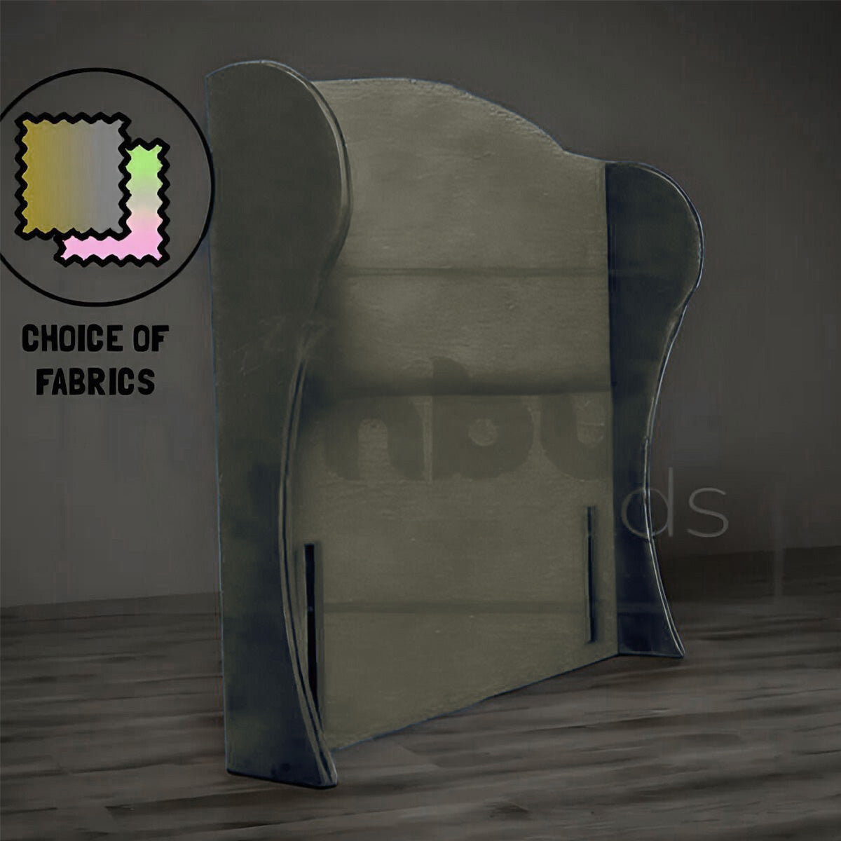 Floor Standing Curve Winged Headboard - Nimbus Beds