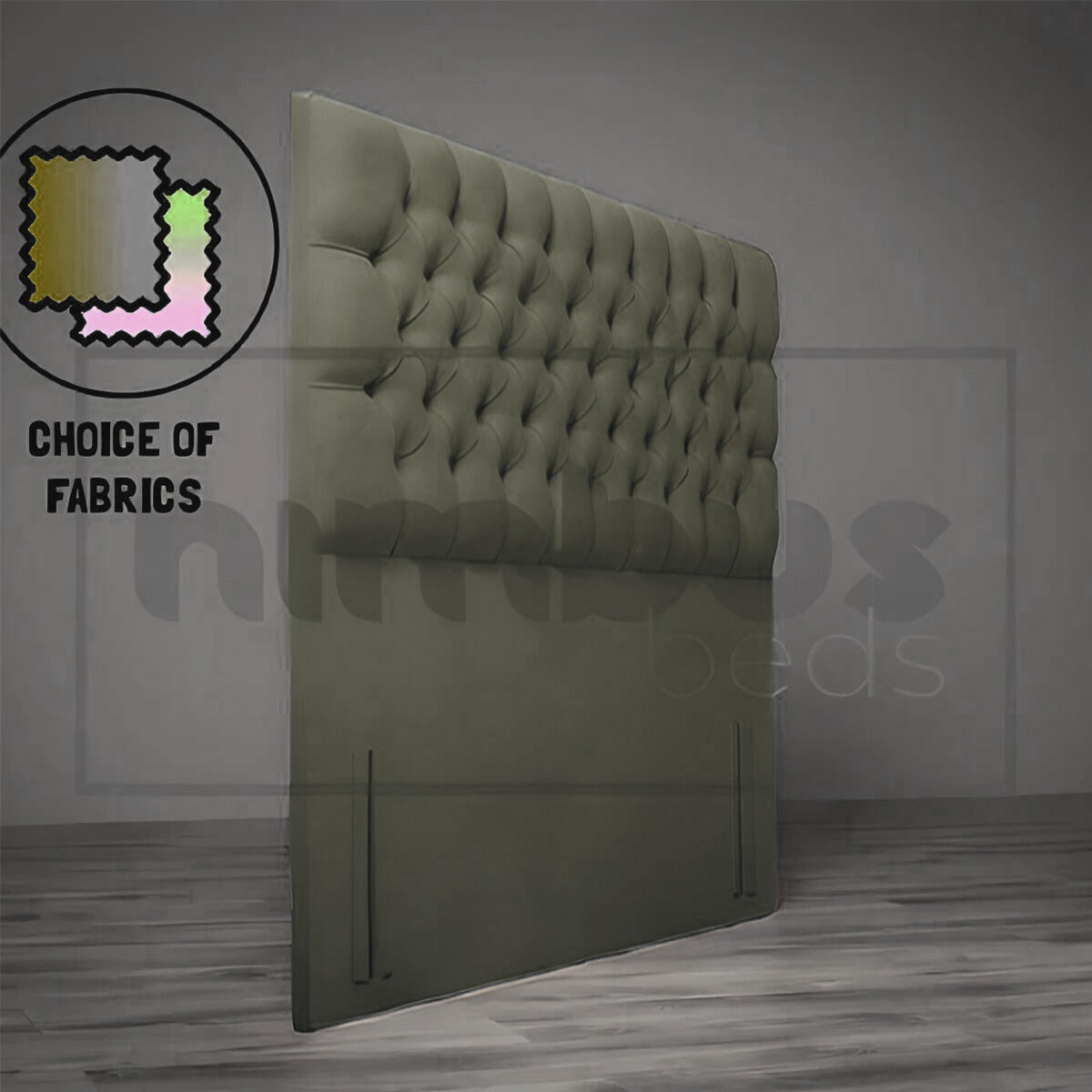 Floor Standing Chesterfield Headboard - Nimbus Beds