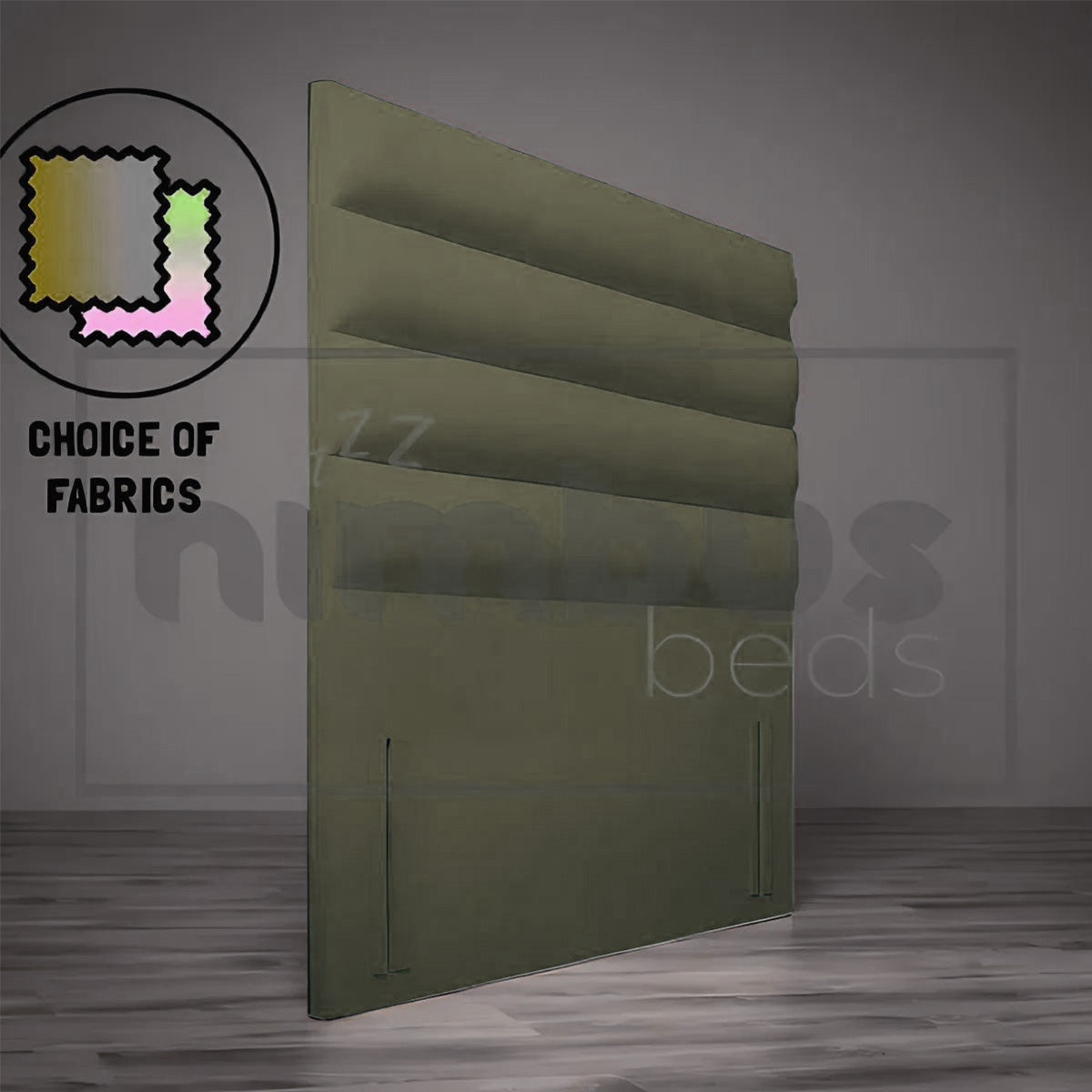 Floor Standing Horizontal Tube Headboard - Nimbus Beds