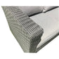 Toledo - Grey Rattan 3 Seater Sofa & 2 Chairs set with Coffee Table (01) - Nimbus Beds