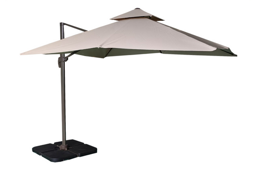 Las Palmas - Natural Taupe 3m Deluxe Garden Parasol