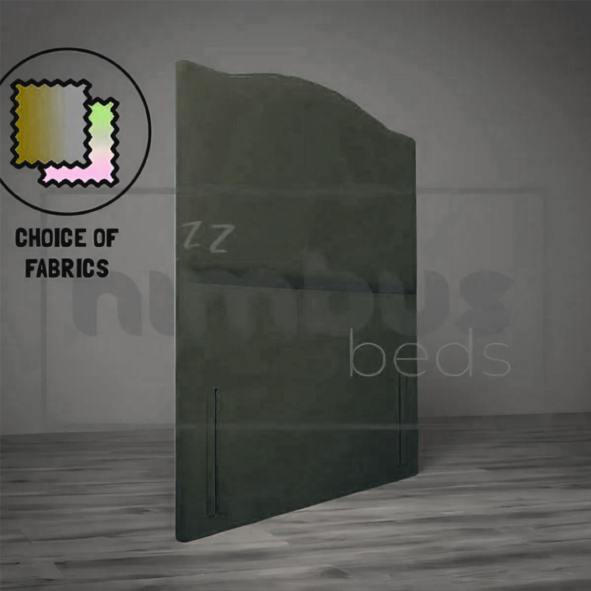 Floor Standing Curve Headboard - Nimbus Beds