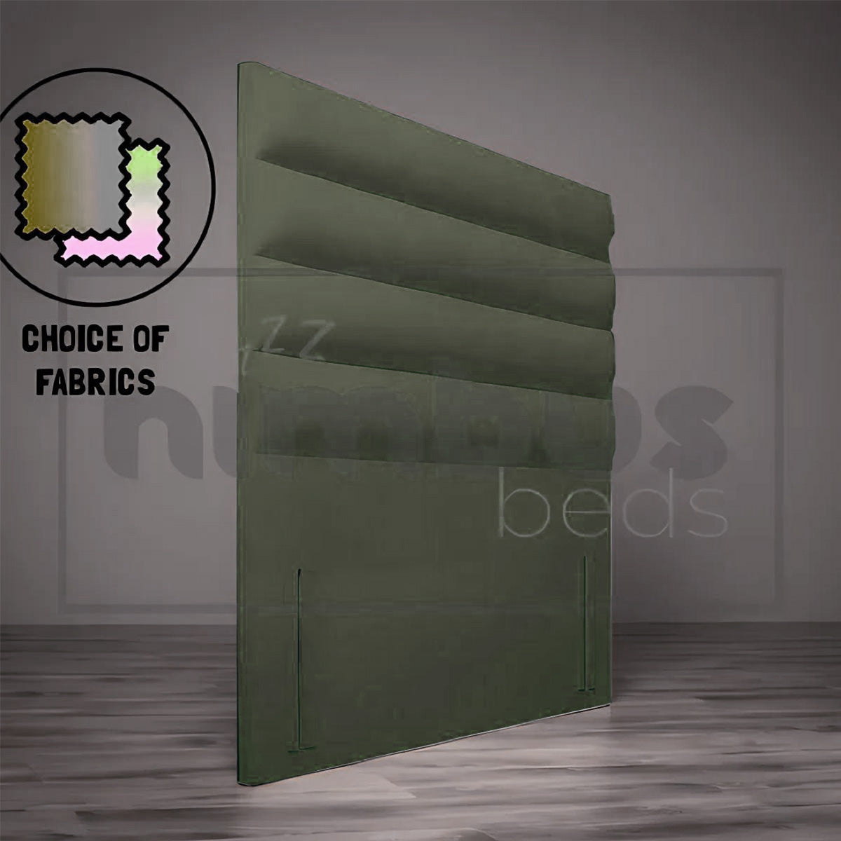 Floor Standing Horizontal Tube Headboard - Nimbus Beds