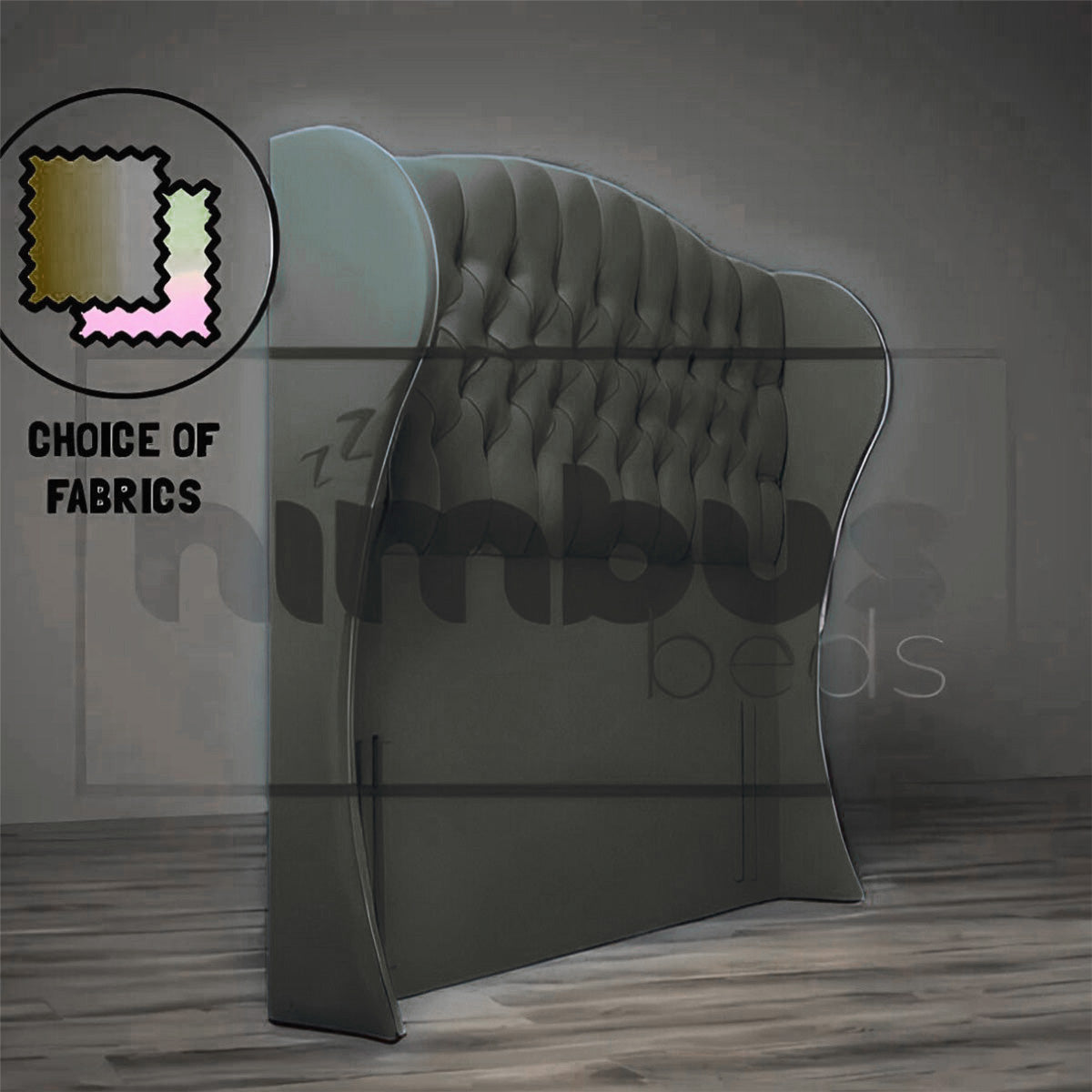 Floor Standing Mayfair Headboard - Nimbus Beds