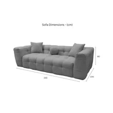 2026 Bristol 3 Seater Sofa - Bubble Boucle