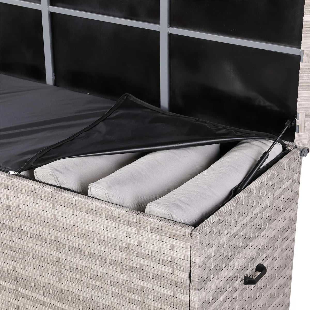 2026 Paris Outdoor Rattan Aluminium Storage Box - Extra Large - Nimbus Beds
