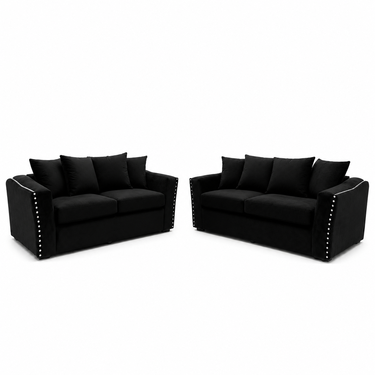 2026 Larkhall 3 & 2 Seater  -  Ebony Black